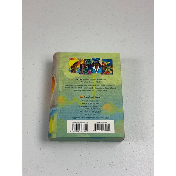 African American Note Cards Shade Of Color - 16 Blank Cards With Envelopes - Picture 5 of 6